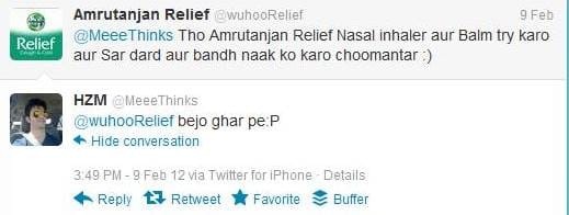 Social media case study, amrutanjan relief