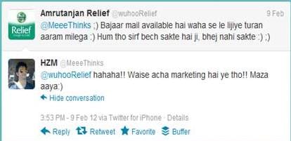 Social media - amrutanjan relief