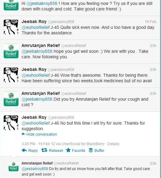 Social Media Marketing - amrutanjan relief request for trial