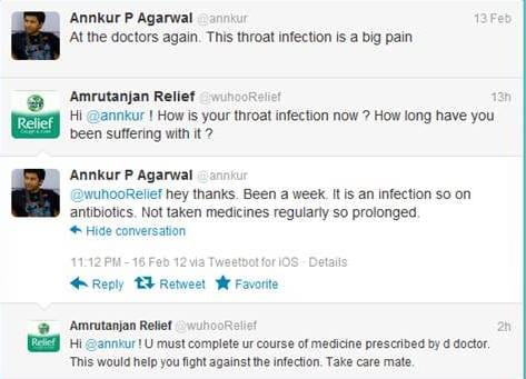 Social Media Marketing - amrutanjan conversation