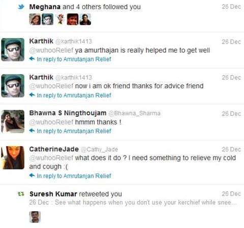 whoo relief- more social media conversation