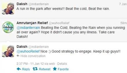 precautionary advice-social media case study