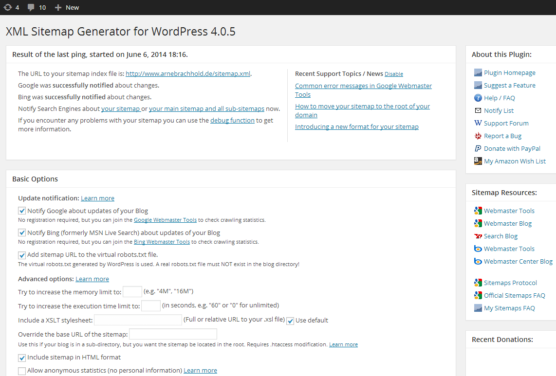 Google xml sitemaps plugin Google xml sitemaps plugin
