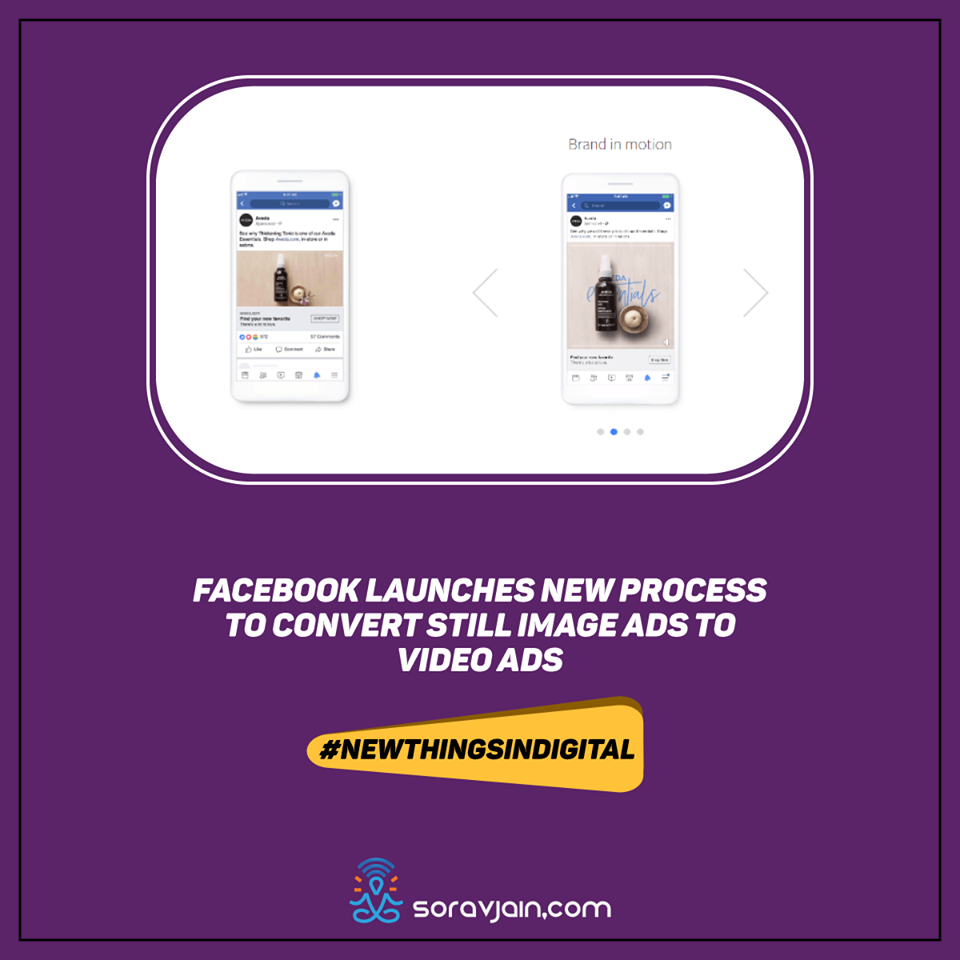 Facebook Launces New Process To Convert Still Image Ads To Video Ads