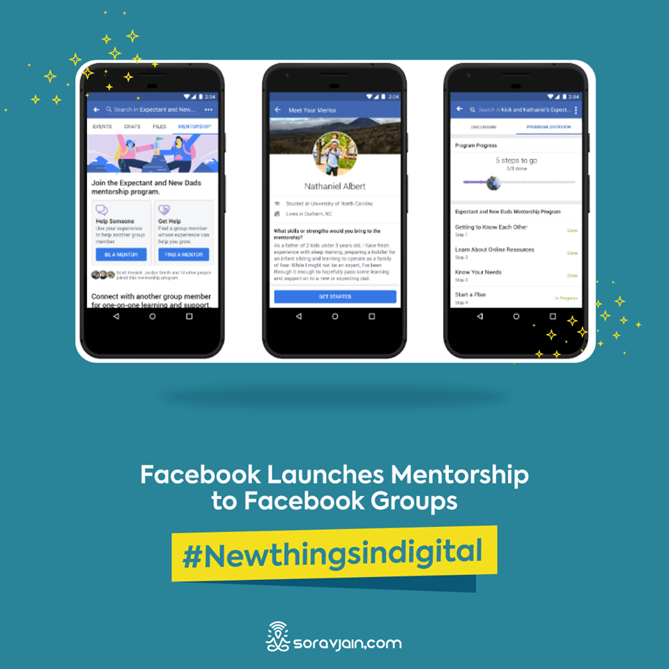 Facebook Launches Mentorship To Facebook Groups