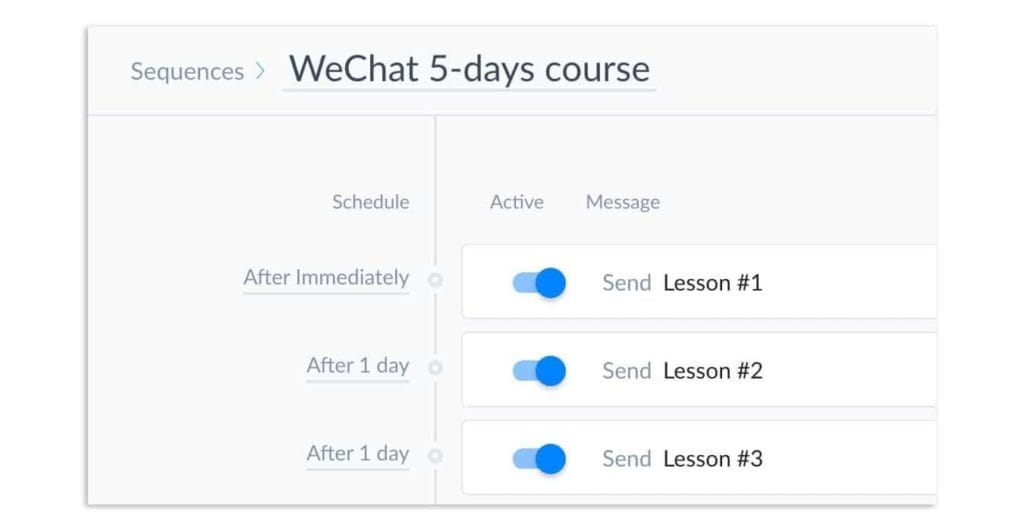 drip marketing in manychat