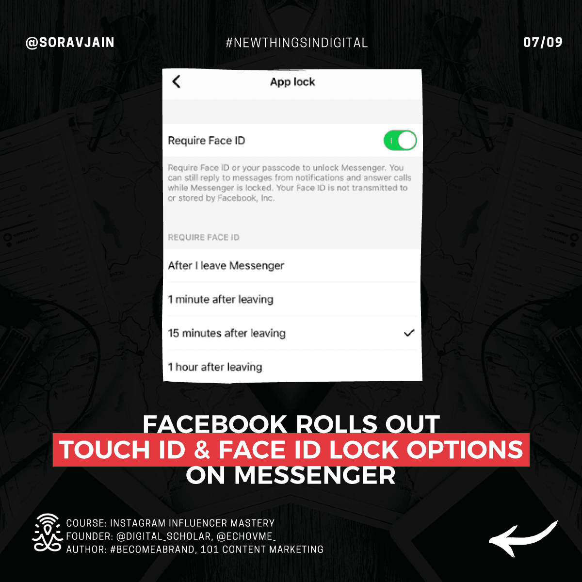 Facebook rolls out Touch ID & Face ID lock options on Messenger