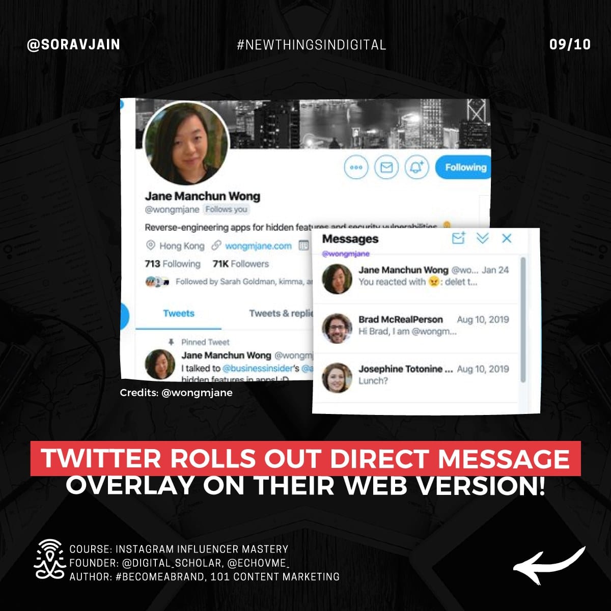 Twitter rolls our Direct Message overlay on their web version