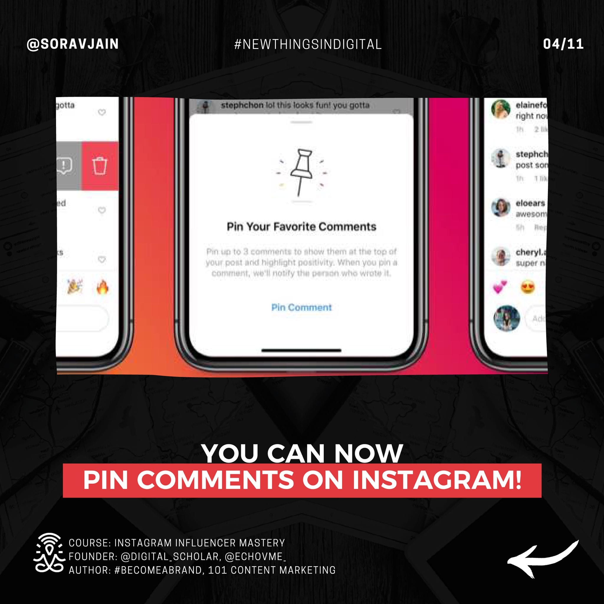 You can now pin comments on Instagram!