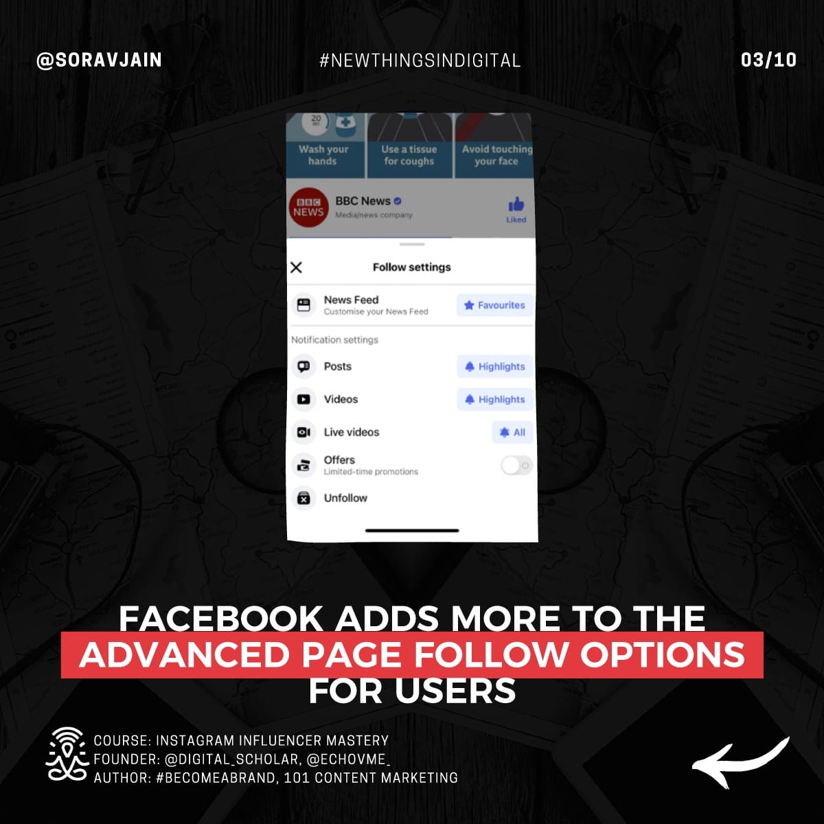 Facebook adds more to the advanced page follow options for users
