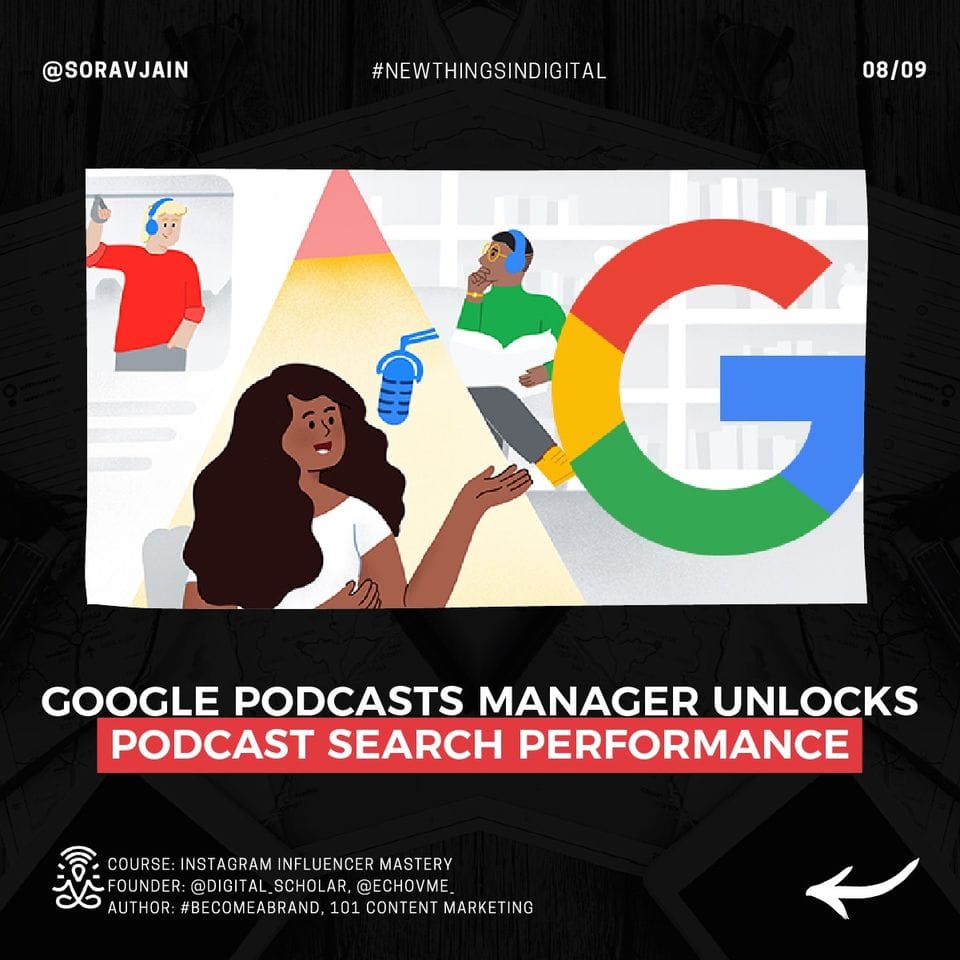 Google Podcasts Manager Unlocks Podcast Search Performance
