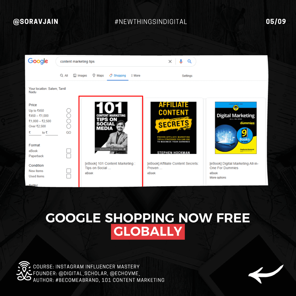 Google Shopping Now Free Globally