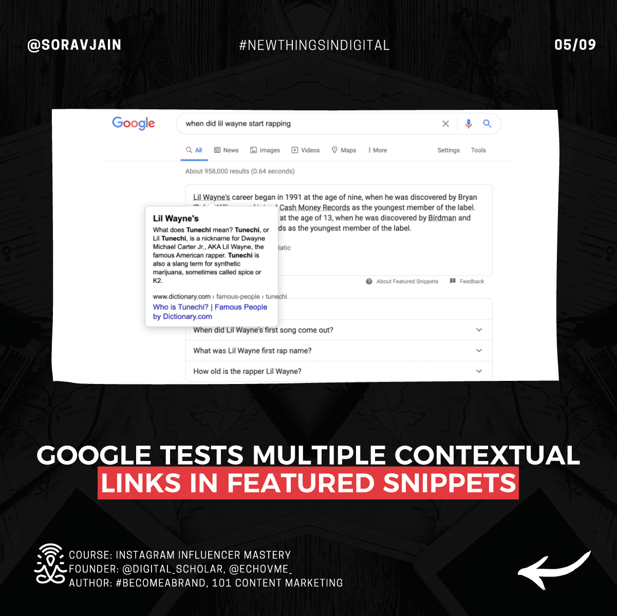 Google tests multiple contextual links in featured snippets
