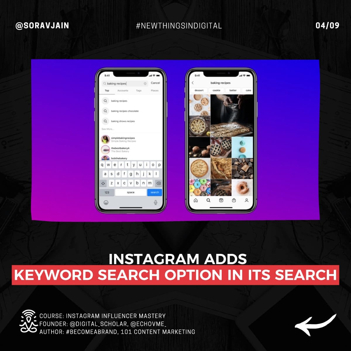 Instagram adds the Keyword Search option in its Search