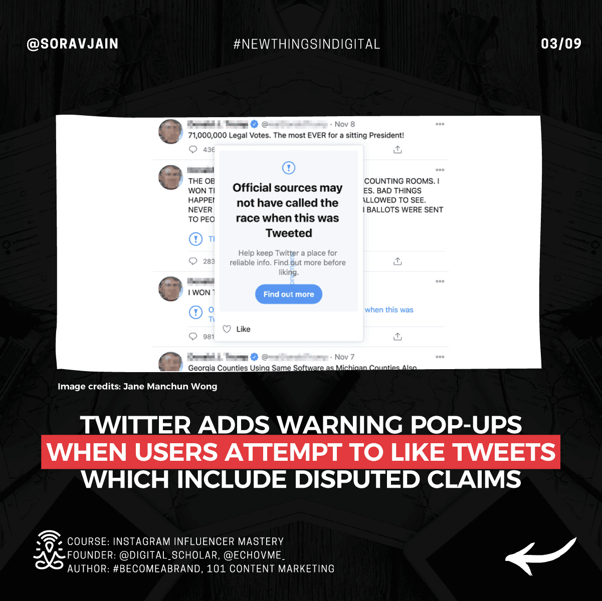Twitter adds warning pop-ups when users attempt to like tweets which include disputed claims